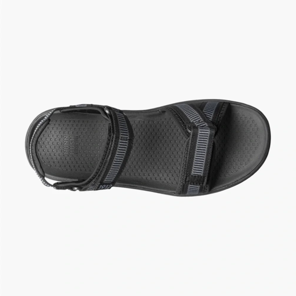 Nunn Bush Men's Huck Sport Three Strap Casual Sandal - Size 12